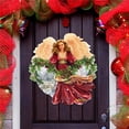 thumbnail image 1 of 24 x 18 in. Snowfall Angel Holiday Door Decor, 1 of 1