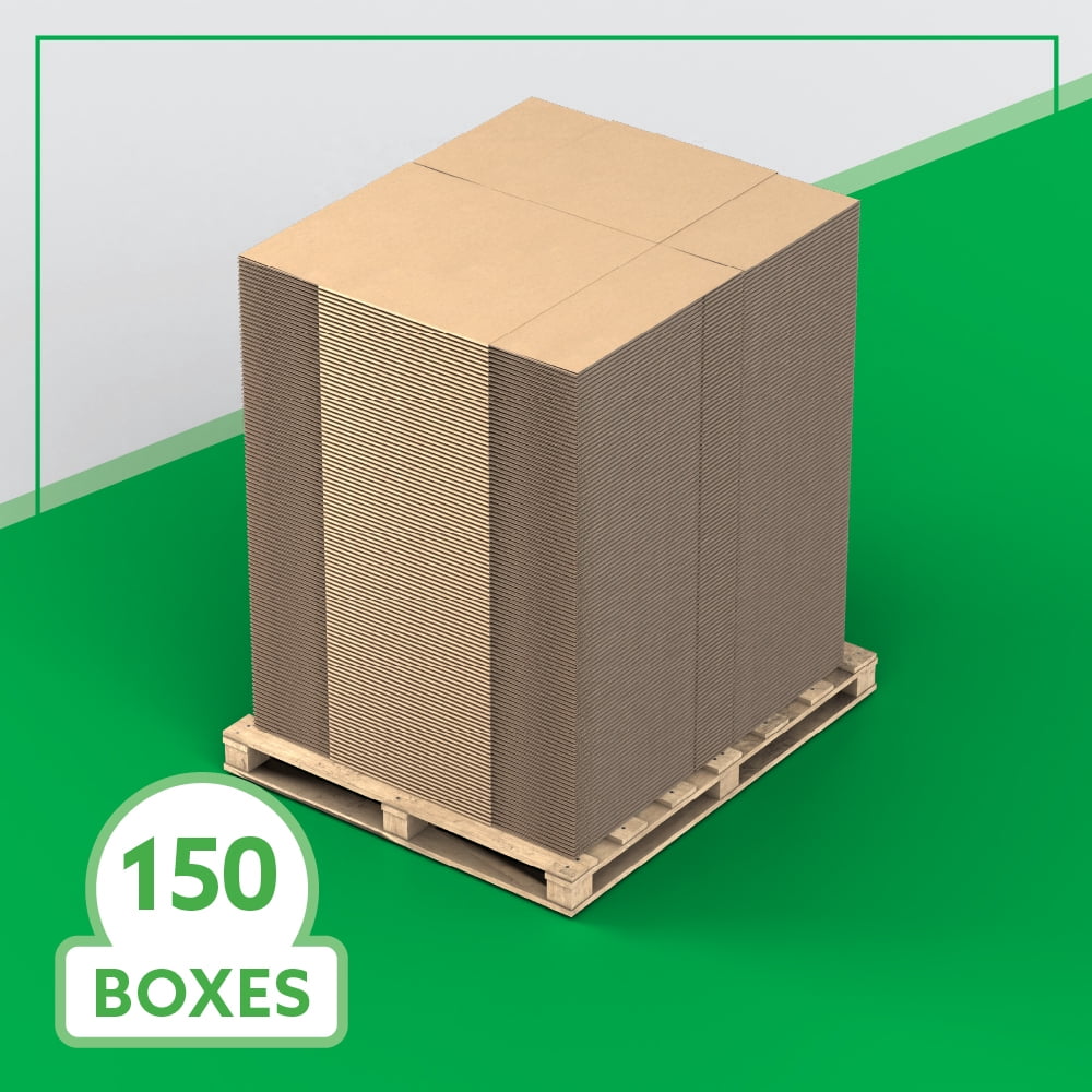 24" x 18" x 18" Bulk Boxes for Shipping, Mailing, Packing, Packaging and Storage, 150-CT Pallet