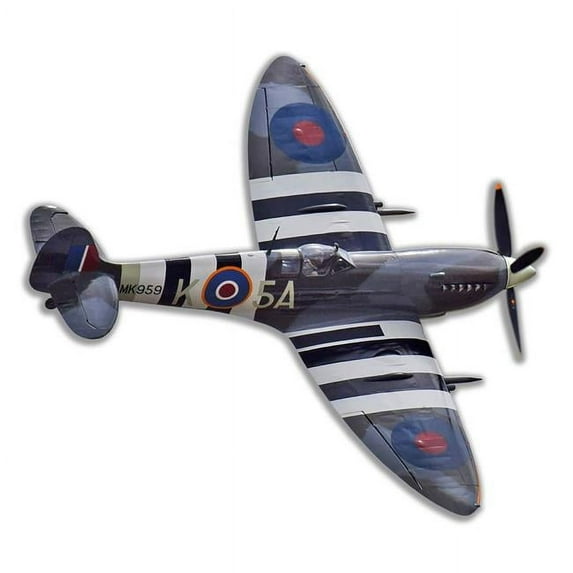 24 x 22 in. Spitfire Mk IX Cut-out Vintage Metal Sign