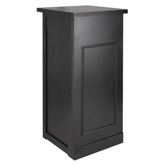 24" x 24" Black Bar Post with HPL Top for Bar Setups and Displays by Chivari