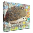 thumbnail image 1 of 24" x 24" Hedgie by Judy Verhoeven - Wall Art Print on Canvas Fabric Gray, 1 of 3