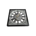 thumbnail image 1 of 24" x 24" Moving Gear Clock Table, 1 of 5