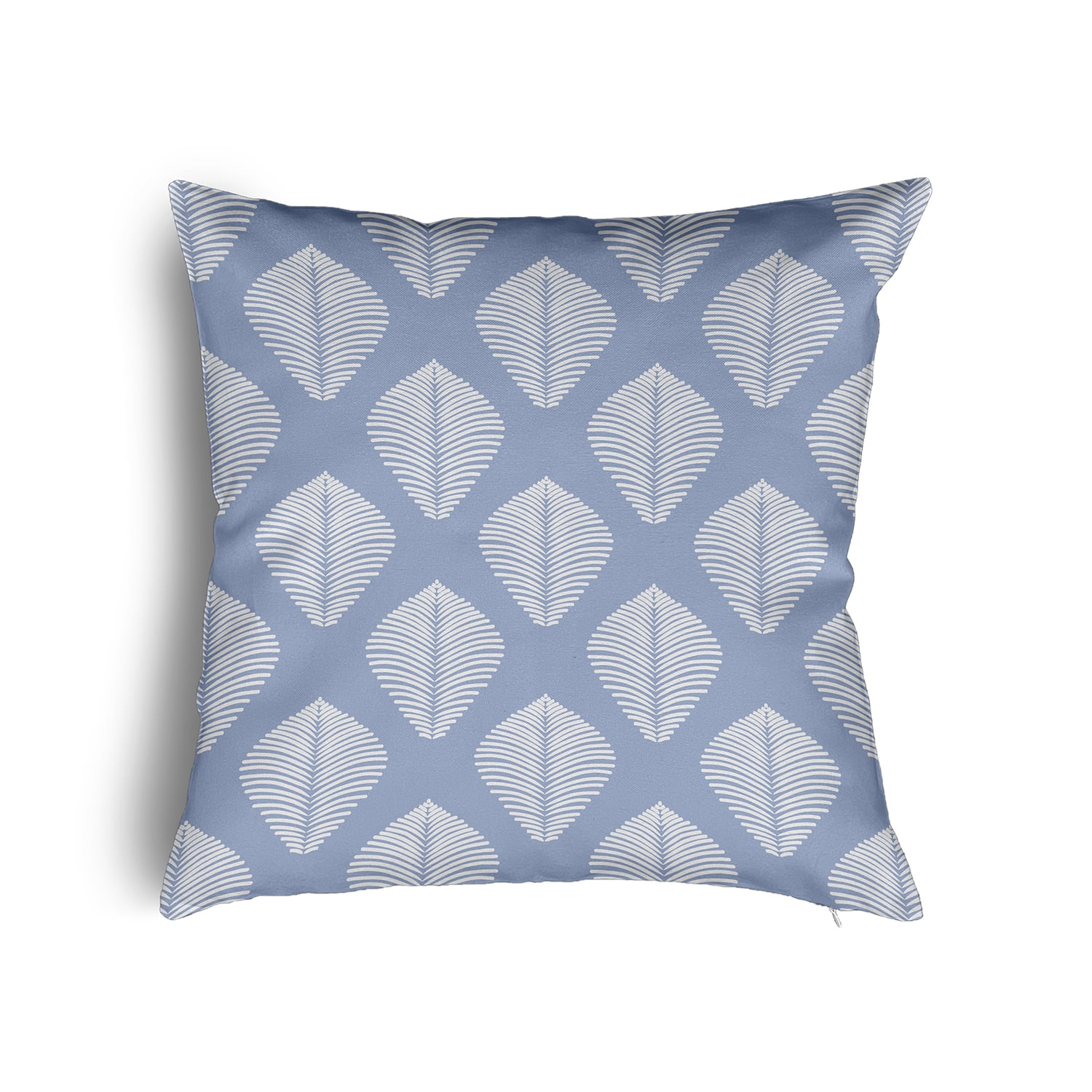 24" x 24" Simply Daisy Fan Leaf Pattern Poly Pillow with Zipper, Peri Qty 1
