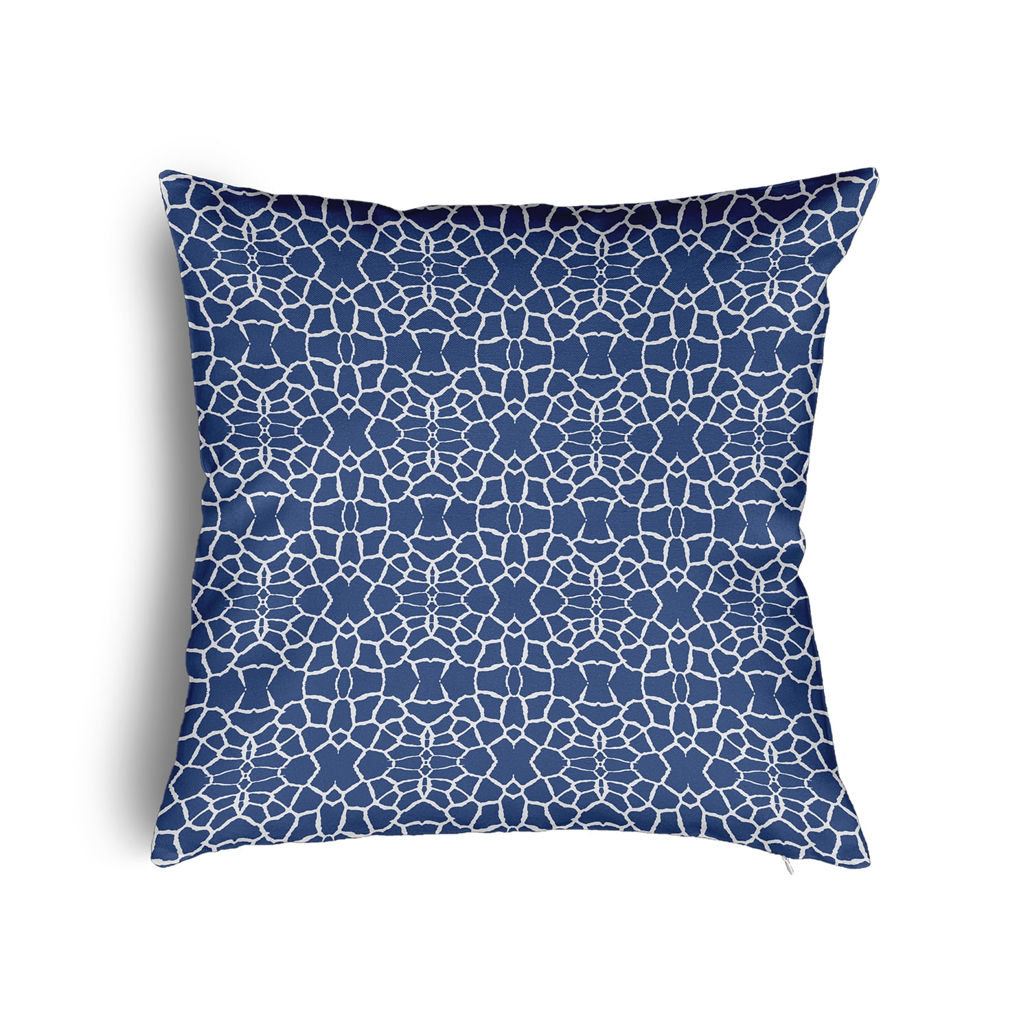 24" x 24" Simply Daisy Tiny Giraffe Pattern Poly Pillow with Zipper, Nautical Navy Qty 1