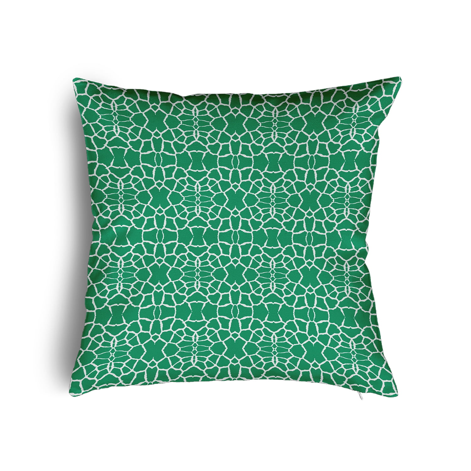 24" x 24" Simply Daisy Tiny Giraffe Pattern Poly Pillow with Zipper, True Mint Qty 1