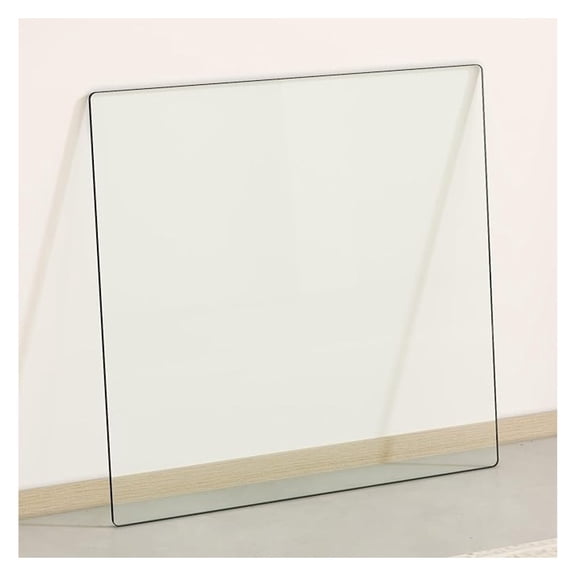 24" x 24" Square Glass Table Top,3/8 Thick Tempered Glass Table Top, Edge Polished Dining Table Top,Suitable for Dining Table, Coffee Table, Office Desk, Side Table