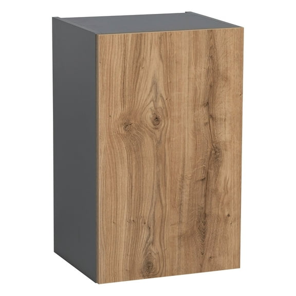 24" x 24" Wall Cabinet-Single Door-with Natural Teak door