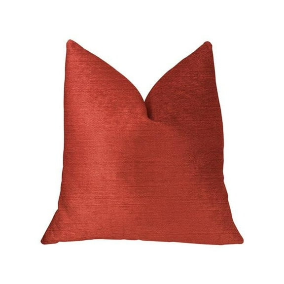 24 x 24 in. Cherry Love Luxury Double Sided Throw Pillow - Orange & Red