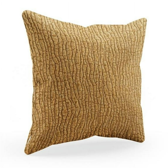 24 x 24 in. Desert Lines Luxury Throw Pillow, Yellow