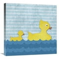 thumbnail image 1 of Global Gallery  Ducks - Mother Duck with One Duckling Art Print, 1 of 1