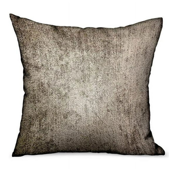 24 x 24 in. Harbor Sky Brown Solid Luxury Outdoor & Indoor Throw Pillow