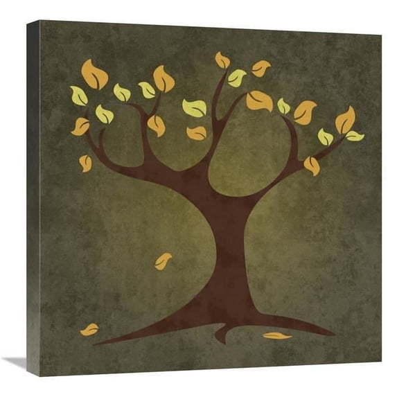 24 x 24 in. Tree Autumn Art Print - BG.Studio