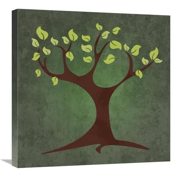 24 x 24 in. Tree Summer Art Print - BG.Studio