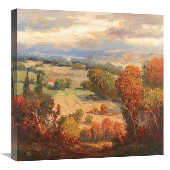 24 x 24 in. Tuscan VIew Art Print - K Park