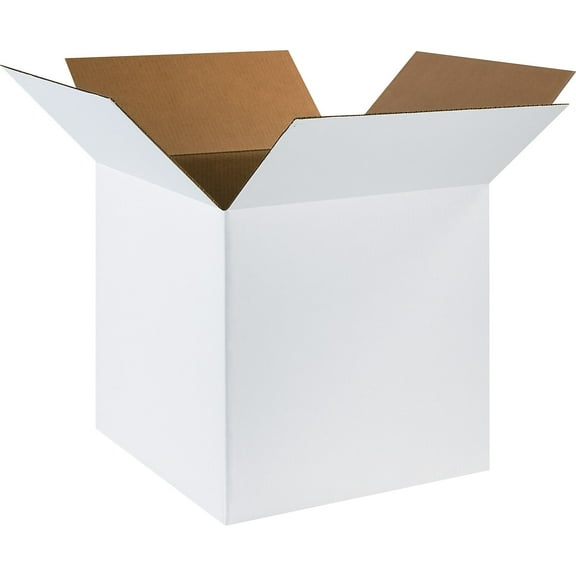 24" x 24" x 24" Shipping Boxes 32 ECT White 10/Bundle (242424W)