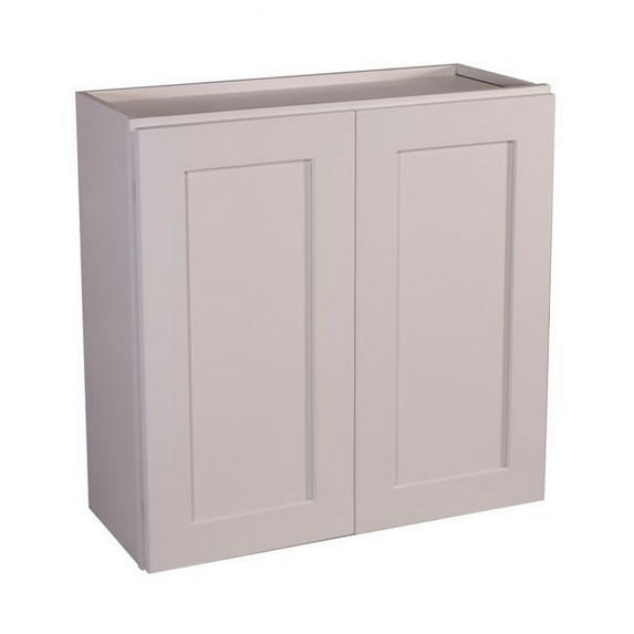 24 x 27 x 12 in. Brookings Wall Cabinet, White Shaker