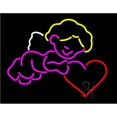 thumbnail image 1 of 24 x 31 in. Cupid Neon Sign - Pink, 1 of 1