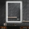 24 x 32'' LED Mirror for Bathroom Brightness AntiFogging LED Bathroom
