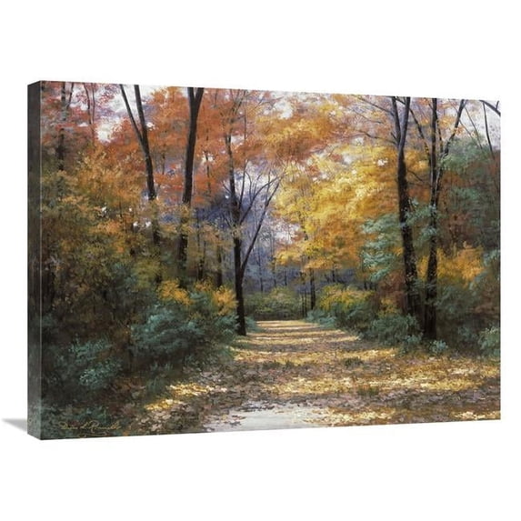 24 x 32 in. Autumn Road Art Print - Diane Romanello
