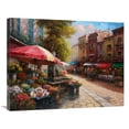 thumbnail image 1 of 24 x 32 in. Flower Market Cafe Art Print - Han Chang, 1 of 1