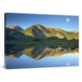 thumbnail image 1 of 24 x 32 in. Moon & Twin Peaks Reflected in Lake, Colorado Art Print - Tim Fitzharris, 1 of 1