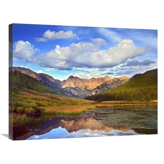 24 x 32 in. Mt Powell & Piney Lake, Colorado Art Print - Tim Fitzharris