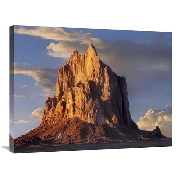24 x 32 in. Shiprock, the Basalt Core of An Extinct Volcano, New Mexico Art Print - Tim Fitzharris