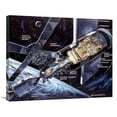 thumbnail image 1 of 24 x 32 in. Skylab - Cutaway Illustration, 1972 Art Print - NASA, 1 of 1