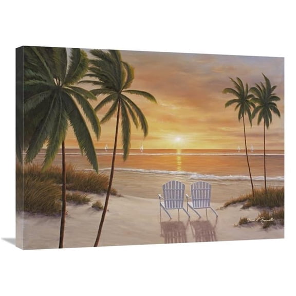 24 x 32 in. Tropical Sun Watch Art Print - Diane Romanello