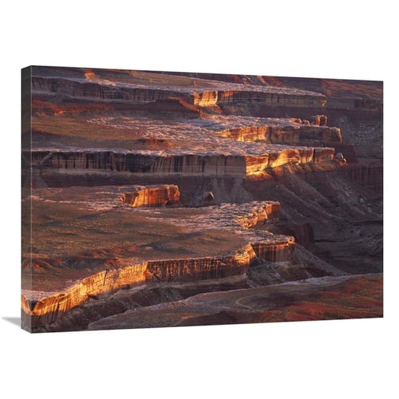 24 x 32 in. View From Grandview Point Over Monument Basin, Island in the Sky, Canyonlands National Park, Utah Art Print - Tim Fitzharris