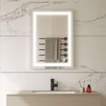 thumbnail image 1 of 24 x 32 inch Rectangular Lighted LED Bathroom Vanity Mirror , Memory Lighted Makeup Mirror  Wall Mounted(Horizontal & Vertical), 1 of 6