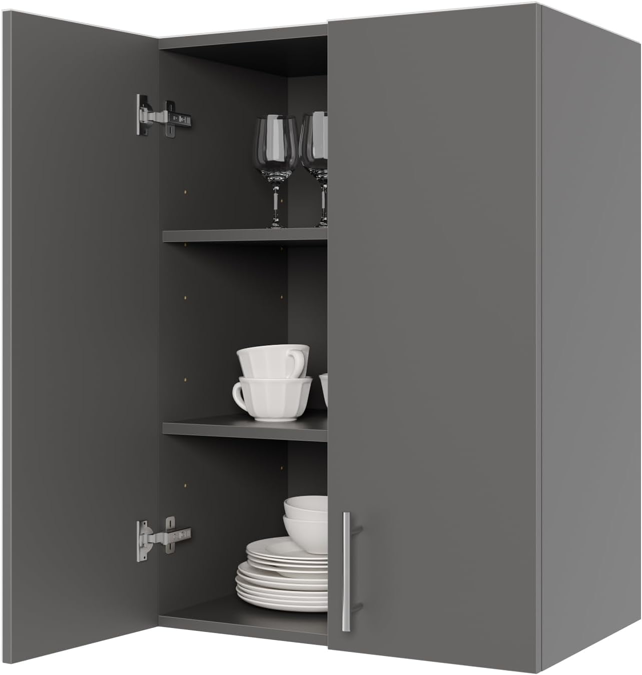 24 x 33 Inch Wall set of 1, Kitchen Wall Mounted Wooden Storage