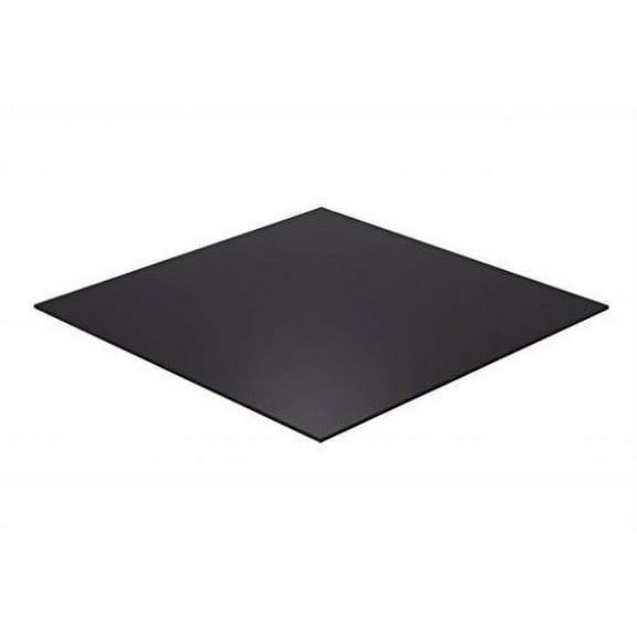 24" x 36" - 3/16" Black Acrylic Plexiglass Sheet, Opaque 0% (2025) + FREE CUT TO SIZE$$Building Supply