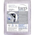 thumbnail image 1 of 24 x 36 Ft. Heavy-Duty Protection/Coverage Tarp, Superior Weave, 180 gsm Weight for Longevity, 10-mil, Waterproof, Silver TRS-2436, 1 of 5