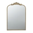 thumbnail image 1 of 24" x 36" Gold Arch Mirror, Baroque Inspired Wall Decor for Bathroom Bedroom Living Room, 1 of 2