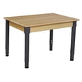 thumbnail image 1 of WOOD DESIGNS 24" x 36" Rectangle Hardwood Table with Adjustable Legs 18"-29", 1 of 3