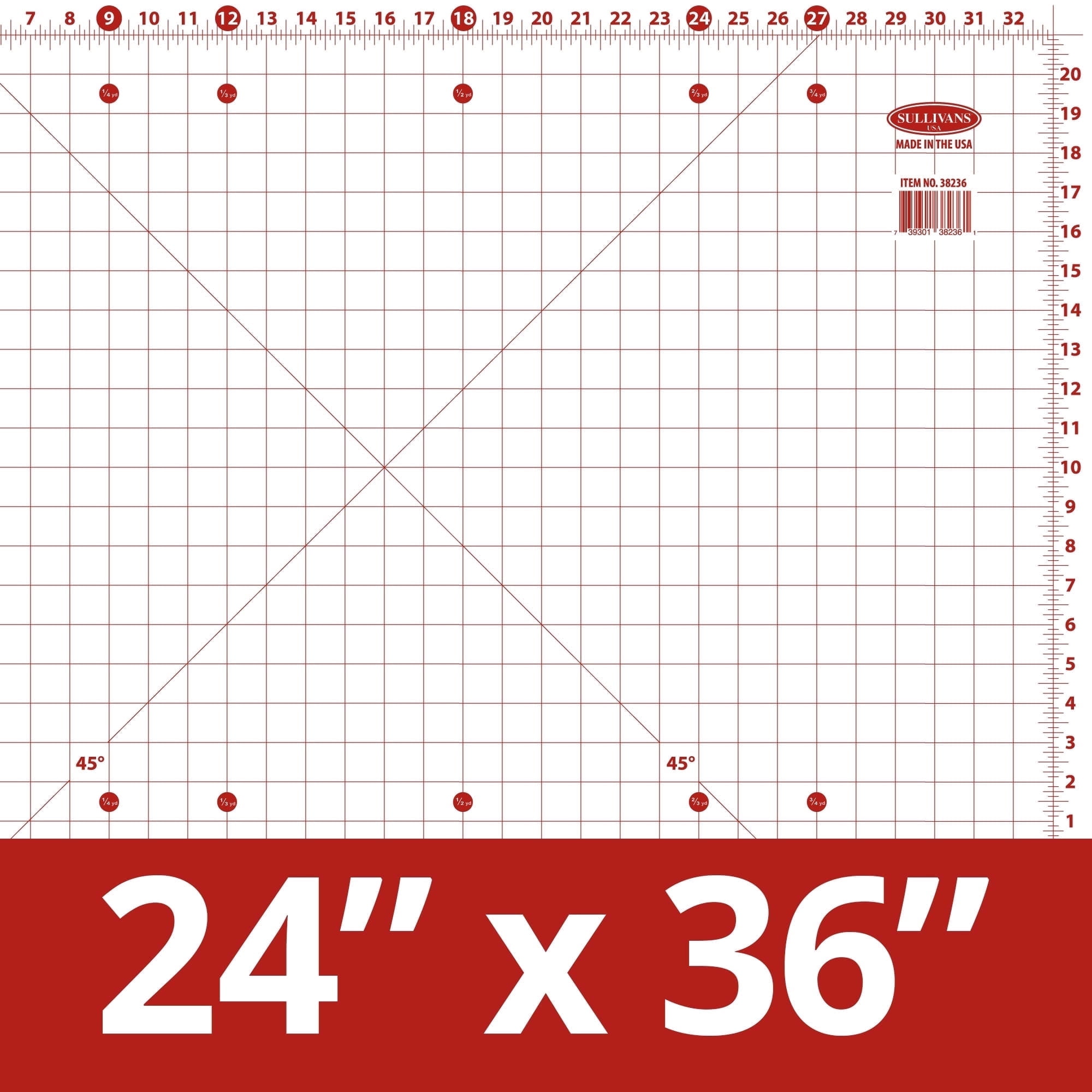 24″ x 36″ Sullivans Cutting Mat