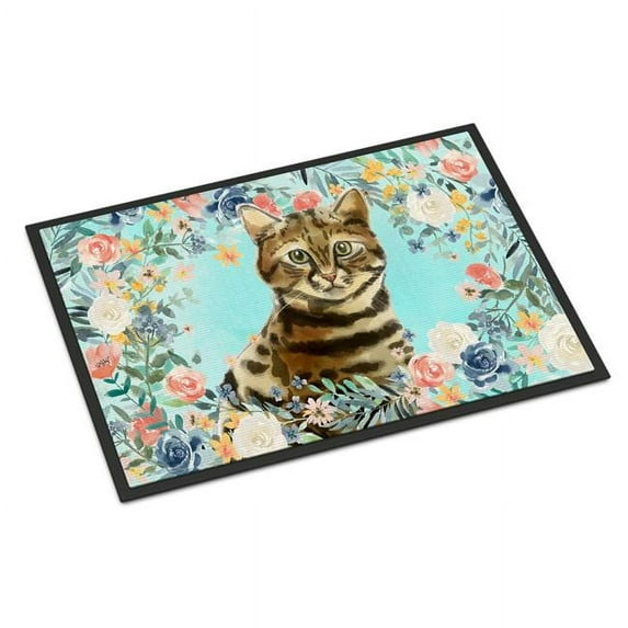 24 x 36 in. Bengal Spring Flowers Indoor or Outdoor Mat