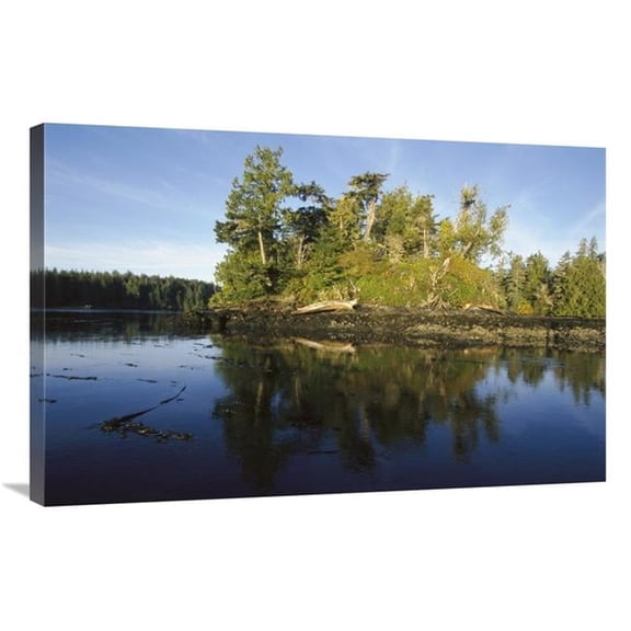 24 x 36 in. Clayoquot Sound, Vancouver Island, British Columbia, Canada Art Print - Flip Nicklin