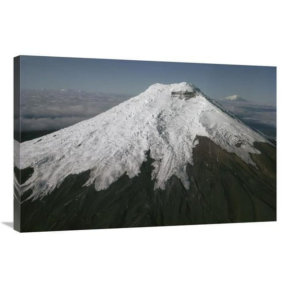 24 x 36 in. Cotopaxi Volcano Rising 4,897 Meters Above the Andean Plateau, Ecuador Art Print - Tui De Roy