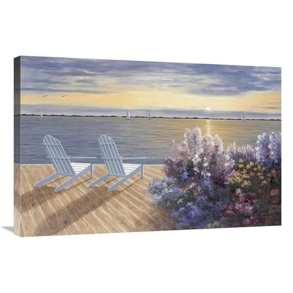 24 x 36 in. Deck VIew Art Print - Diane Romanello