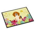 thumbnail image 1 of 24 x 36 in. Easter Eggs Beagle Tricolor Indoor or Outdoor Mat, 1 of 1
