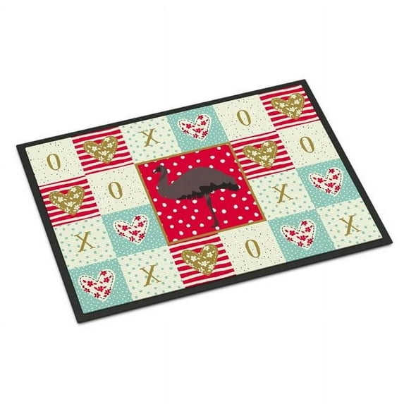 24 x 36 in. Emu Love Indoor or Outdoor Mat