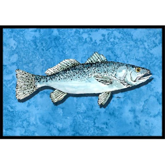 24 x 36 in. Fish - Trout Indoor Or Outdoor Doormat