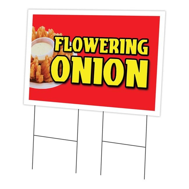 24 x 36 in. Flowering Onion Yard Sign & Stake - Walmart.com