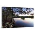 thumbnail image 1 of 24 x 36 in. Forest Along Lake Shore at Sunset, Kejimkujik National Park, Nova Scotia, Canada Art Print - Scott Leslie, 1 of 1