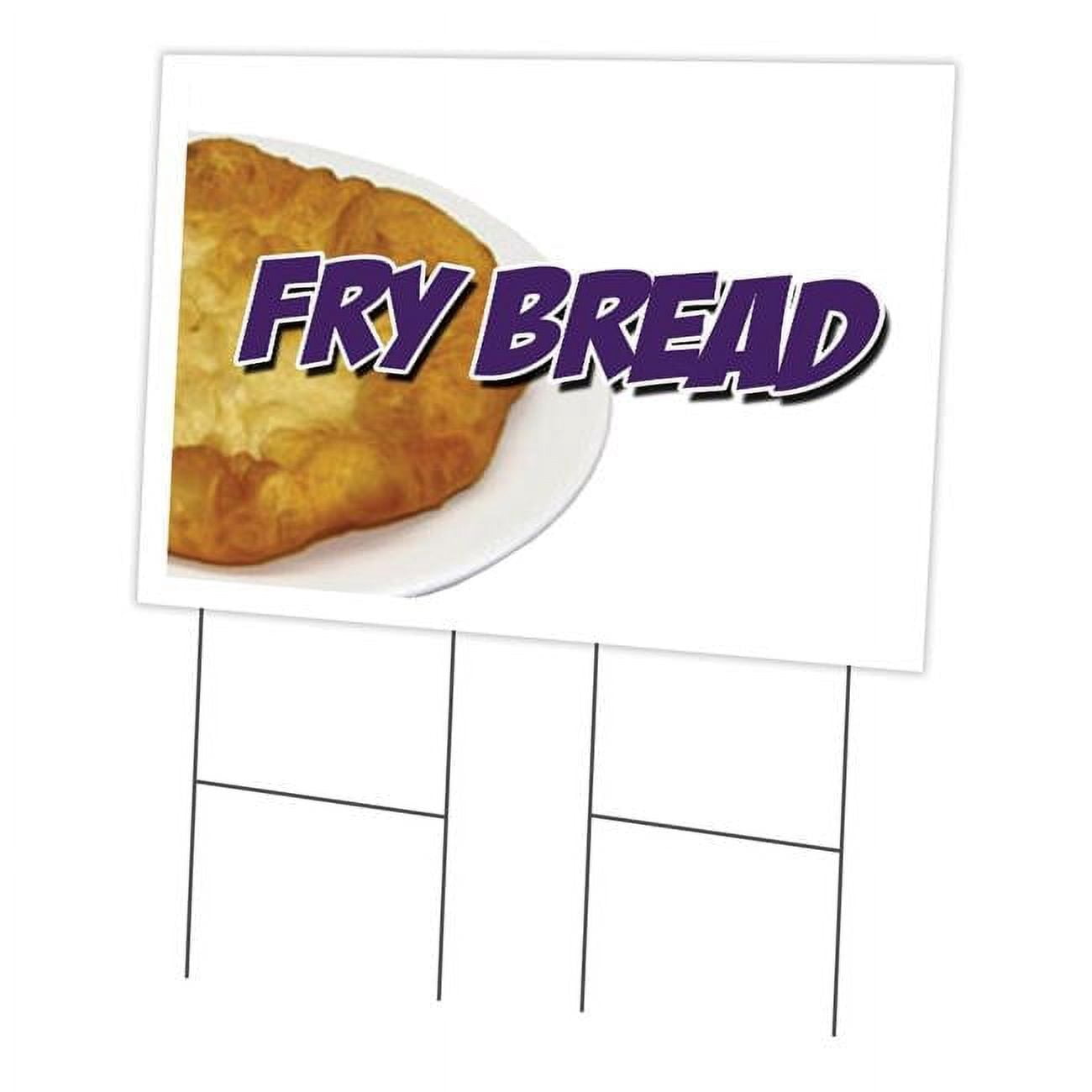 24 x 36 in. Fry Bread Yard Sign & Stake - Walmart.com