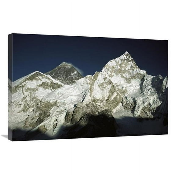 24 x 36 in. Mt Everest & Mt Nuptse Seen From Kala Pattar, Khumbu, Himalaya, Nepal Art Print - Colin Monteath