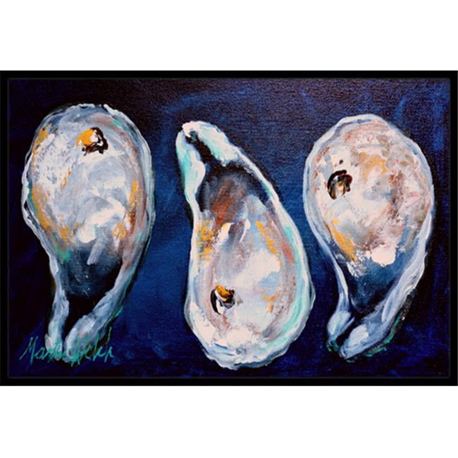 24 x 36 in. Oysters Give Me More Indoor Or Outdoor Doormat