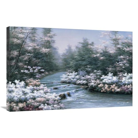 24 x 36 in. River Cascade Art Print - Diane Romanello